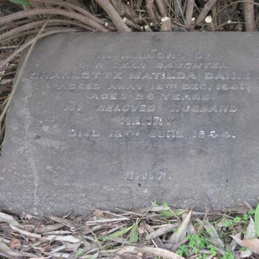 DANIELS Henry -1944 :: DANIELS Charlotte Matilda -1941