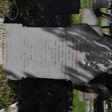 DAVIDS David Christian -1926 &amp; Gladys Zena BARNES -1957