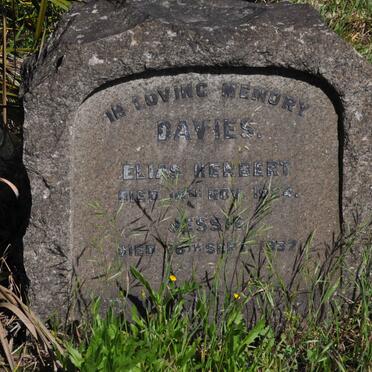 DAVIES Elias Herbert -1924 &amp; Jessie -1937