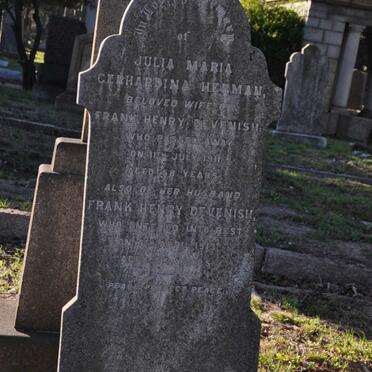 DEVENISH Frank Henry -1913 &amp; Julia Maria Gerhardina HERMAN -1911