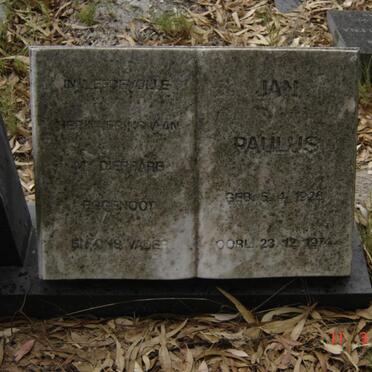 DIPPENAAR Jan Paulus 1928-1974