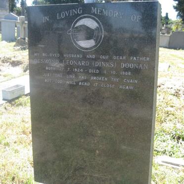 DOONAN Desmond Leonard 1924-1968