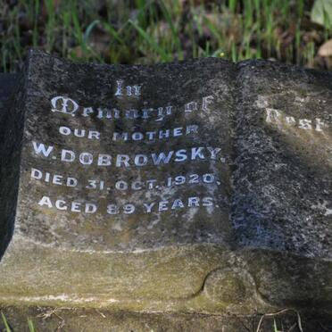 DOBROWSKY W. -1920