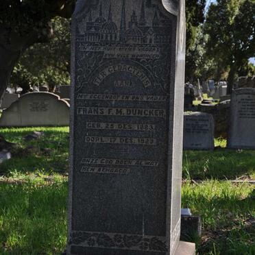 DUNCKER Frans F.M. 1883-1923