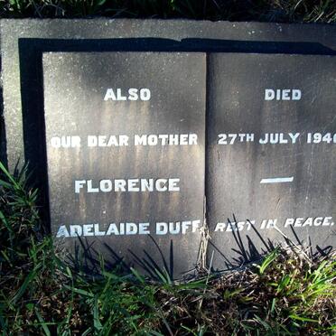 DUFF Florence Adelaide -1940