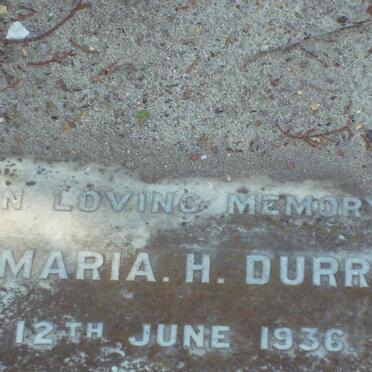 DURR Maria H.  -1936