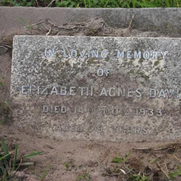 DAVIS Elizabeth Agnes -1933