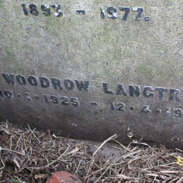 DAMP Woodrow Langtry 1925-1986