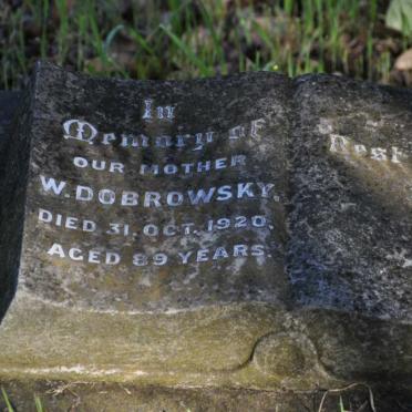 DOBROWSKY W. -1920