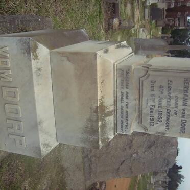 DORP Hermann, vom 1852-1913