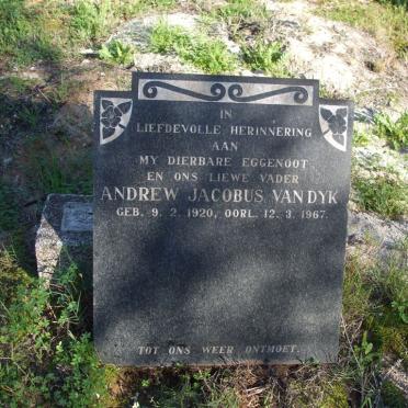 DYK Andrew Jacobus, van 1920-1967