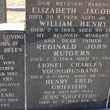 EARL :: HANNEMANN :: RUTGERS :: YOUNGHUSBAND :: GRIFFITHS :: ? 