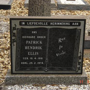 ELLIS Patrick Hendrik 1910-1974