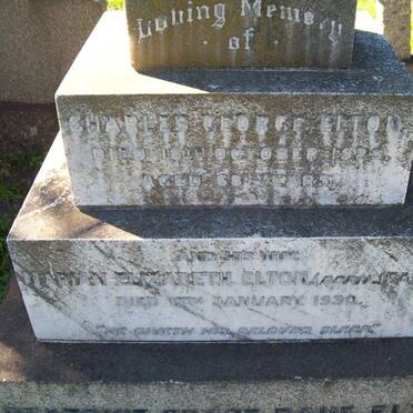 ELTON Charles George -1925 &amp; Marian Elizabeth MARLEY -1930 :: ELTON Beatrice Grace Marie -1961