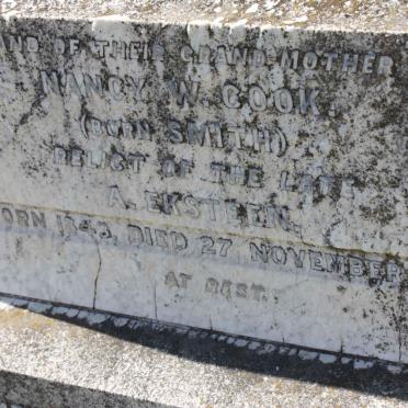 COOK Nancy nee Smith 1843-1915