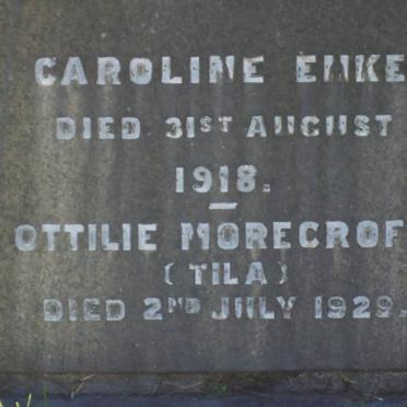 EMKE Caroline -1918 :: MORECROFT Ottilie -1929
