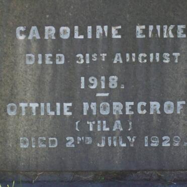 EMKE Caroline -1918 :: MORECROFT Ottilie -1929