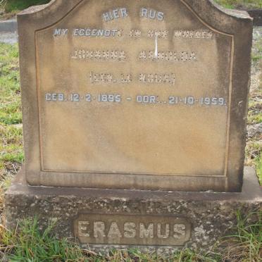 ERASMUS Johanna Arnolda nee LE ROUX 1895-1959