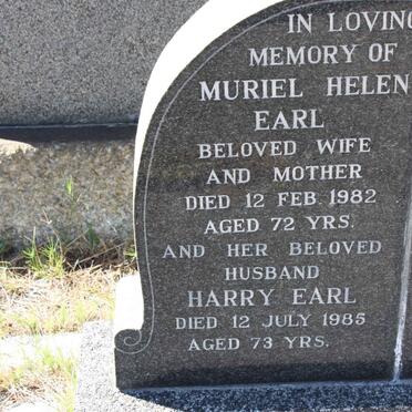 EARL Harry -1985 & Muriel Helen -1982