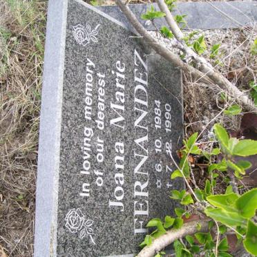 FERNANDEZ Joana Marie 1984-1990
