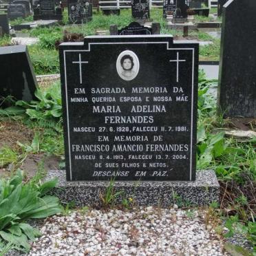 FERNANDES Francisco Amancio 1913-2004 &amp; Maria Adelina 1928-1981