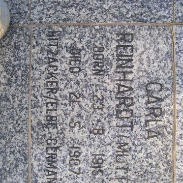 REINHARDT Carla 1915-1987