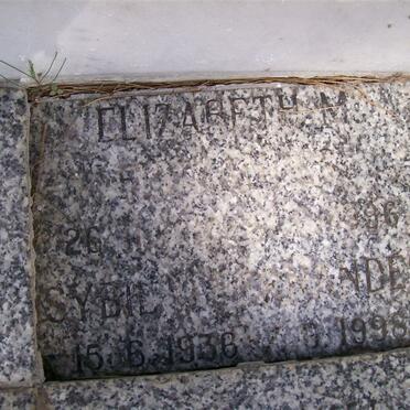 FERNANDES Sybil 1936-1998 :: ?? Elizabeth M. ??-1996