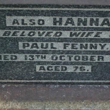 FENNEY Hannah -1939