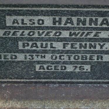 FENNEY Hannah -1939