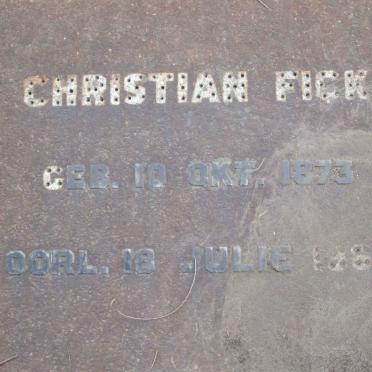 FICK Christian 1873-1962