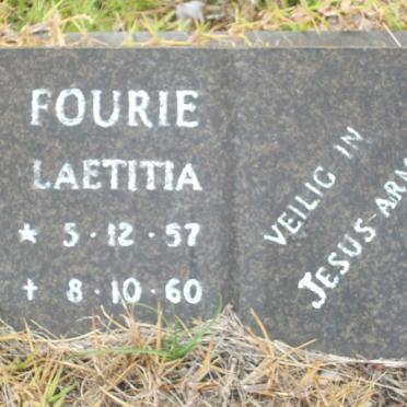FOURIE Laetitia 1957-1960