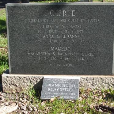 FOURIE :: MACEDO