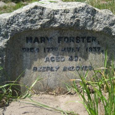 FORSTER Mary -1937