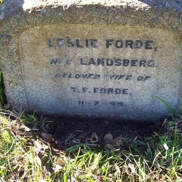 FORDE Leslie nee LANDSBERG -1949