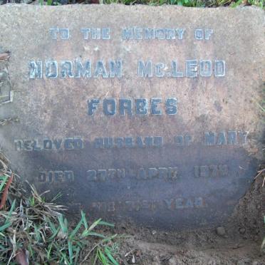 FORBES Norman McLeod -1970