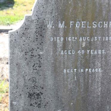 FOELSCHER W.M. -1896