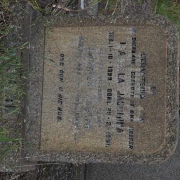 FONTINI Andries Joseph 1885-1962 &amp; Isabella Jacomina 1898-1961