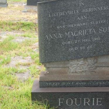 FOURIE Anna Magrieta Sophia -1961