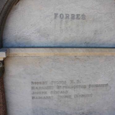 FORBES Robert :: Mc PHARQUHAR Margaret  :: SIBBALD Joseph :: FORBES Margaret