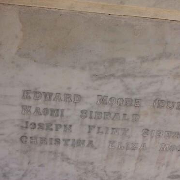MOORE Edward :: SIBBALD Naomi :: SIBBALD Joseph Flint :: MOORE Christina Eliza