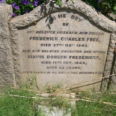 FREE Frederick Charles -1945 :: FREDERICKS Mavis Doreen -1945