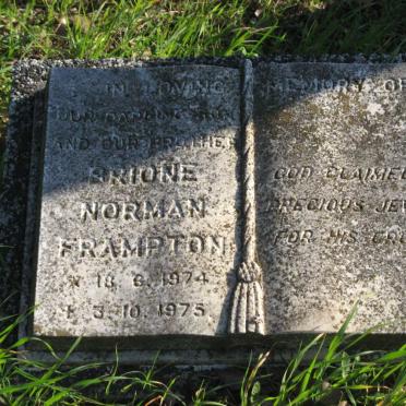 FRAMPTON Brione Norman 1974-1975