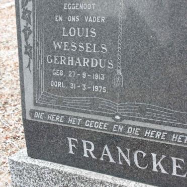 FRANCKE Louis Wessels Gerhardus 1913-1975