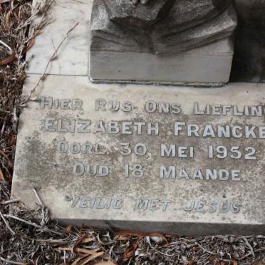 FRANCKE Elizabeth -1952