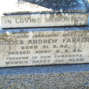 FARRER Roger Andrew 1942-1945
