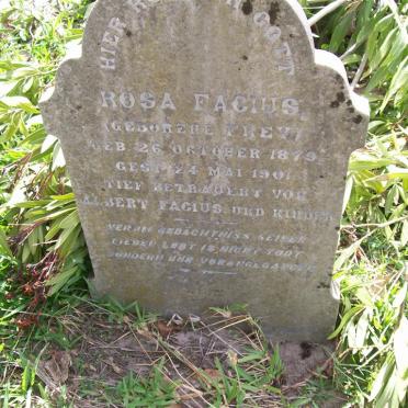 FACIUS Rosa nee KREV 1879-1901