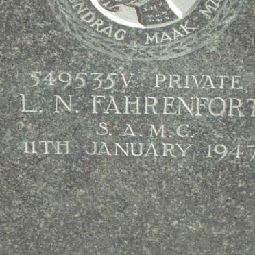FAHRENFORT L.N. -1947