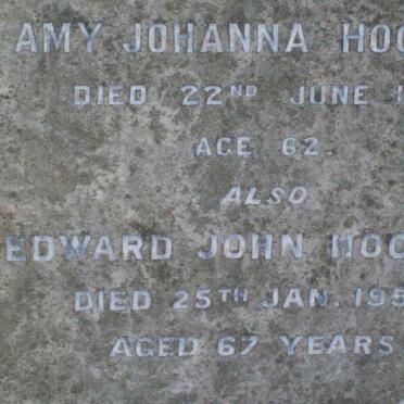HOCKEY Edward John -1952 :: HOCKEY Amy Johanna -1946
