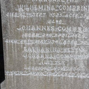 COMBRINK Johannes 1864-1941 :: COMBRINK Catharina Helena Johanna nee LITTLE  1864-1947[list]
