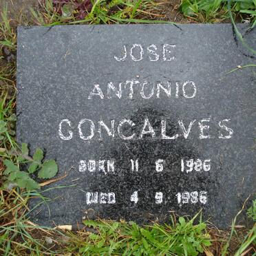 GONCALVES Jose Antonio 1986-1986